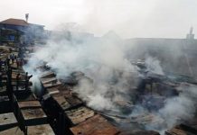 Guinée : le marché Madina parti en fumée