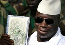 Gambie: l’ex-président Jammeh mis en cause dans le meurtre de dizaines de migrants