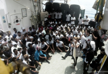 Les migrants de l’Aquarius, entre terreur et soulagement:
