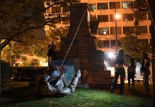 Washington: la seule statue d’un général confédéré abattue par des manifestants