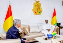 Le ministre du Commerce français à Conakry, porteur d’un message